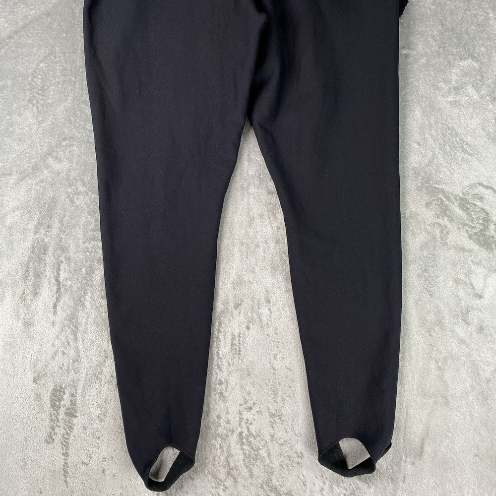 SIMMS Bibs Mens Sz XL Black Fleece Midlayer Fly Fishing Under Wader Base Stirrup - Picture 12 of 16
